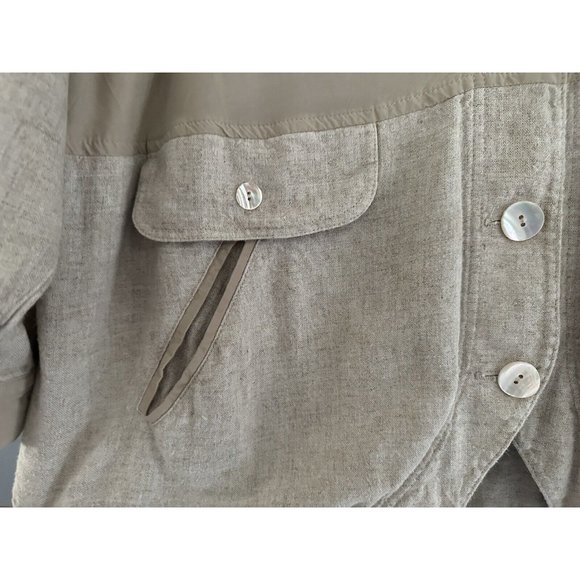 Free Wear By Jonathan Hoenscheidt Two-tone Tan Men's Sz Large Cardigan - Picture 4 of 13